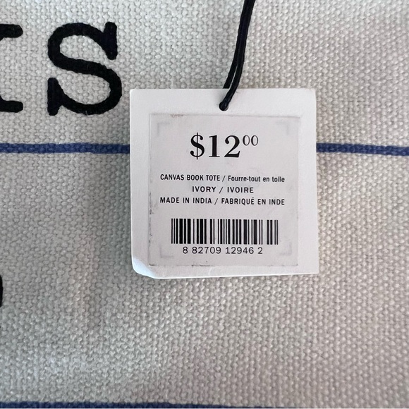 Books Are My Bag Canvas Book Tote Bag by Indigo - Picture 8 of 8